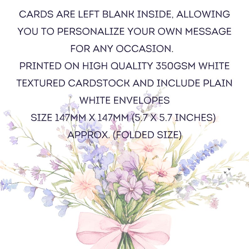 Watercolour wildflowers anniversary card with the wording Happy anniversary to a very Special
Mum & Dad