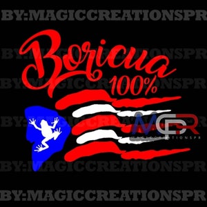 Bandera de puerto rico con coqui  boricua  digital png descarga inmediata