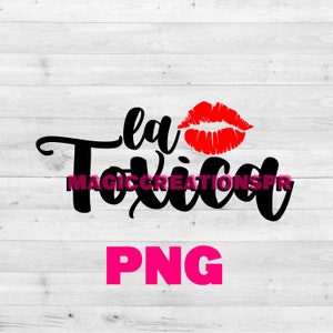 The Toxica png digital image for sticker crafts and more