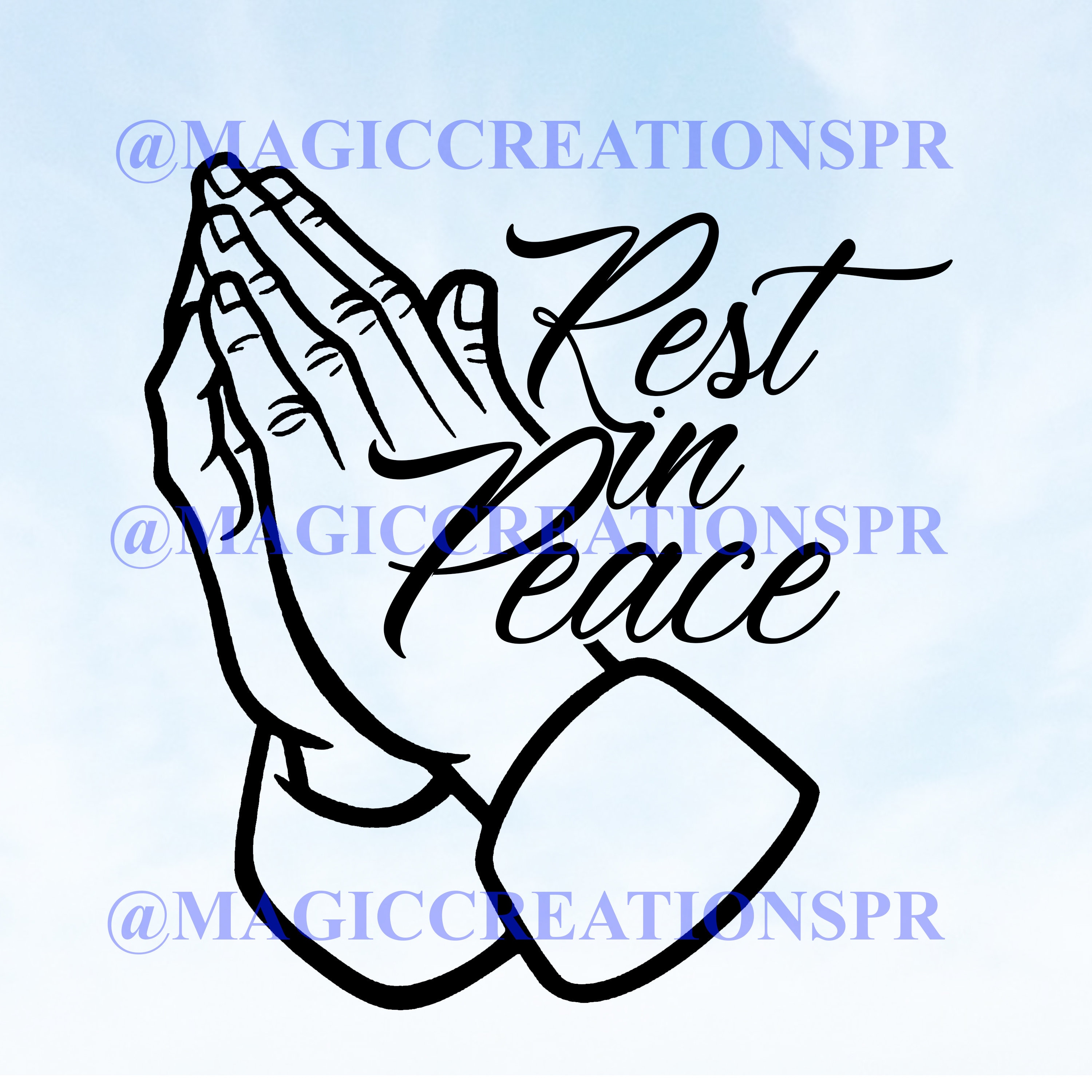 Rest in Peace Png Image Rests in Peace Art to Create Stickers or Craftsmen Etsy