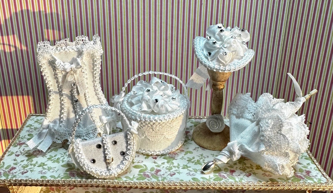 112th Scale Accessory Set in White Etsy