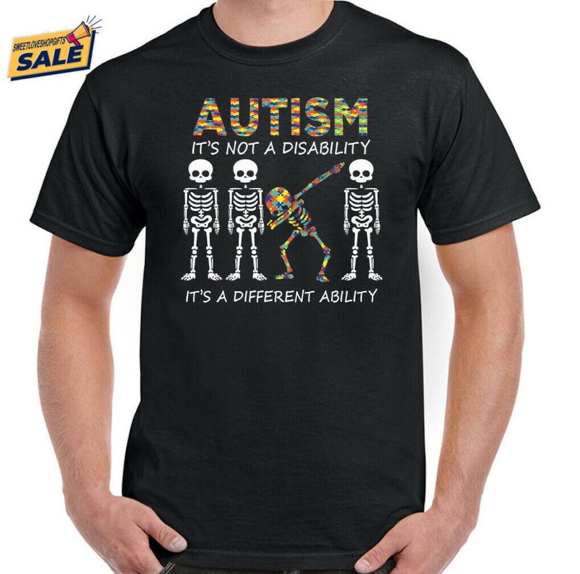 Tshirt Autism AUTISM TSHIRT Autistic Awareness Different Etsy