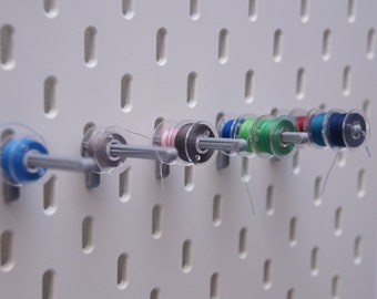 5x Unterspulenhalter Spulenhalter Nähgarn passend für IKEA Skadis Lochplatte nähen Ordnung  3D Druck
