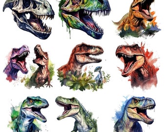 Bügelbild Bügelmotiv Dinosaurier T-Rex Dino Urzeit Junge Mädchen verschiedene Größen