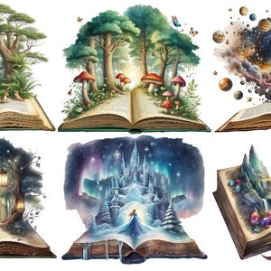 Bügelbild Bügelmotiv Buch Bücher Märchen Geschichte lesen Junge Mädchen verschiedene Größen Bild 1