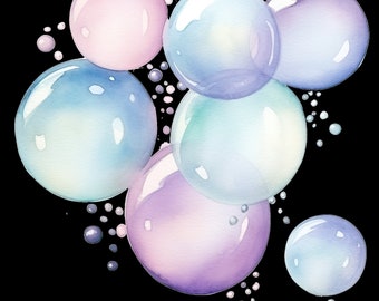 Bügelbild Bügelmotiv Seifenblasen Bubbles Junge Mädchen verschiedene Größen
