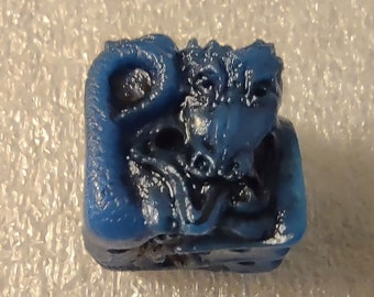 Wonderful Dark Blue Dragon Six-Sided Die Dragon Dice are Created & Produced by MacGregor Historic Games Handmade Dice