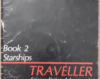 Traveller Book 2 Starships from the 1977 Box Set Science Fiction Role-Playing Game Book Only from Game Design Workshop