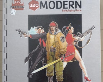 d20 Modern Hardcover Dungeons & Dragons 3rd Edition Core Rulebook from WOTC Vintage Campaign Setting by Bill Slavicsek, Jeff Grubb