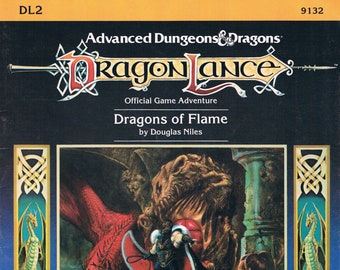 DL2 Dragons of Flame, A Dragonlance Adventure Module for Advanced