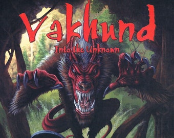 Vakhund Into the Unknown Sword and Sorcery Adventure Troll Lord Games Compatible with any Fantasy Roleplaying System EX