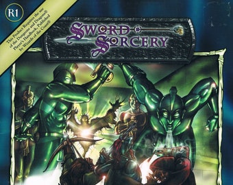 R1 Rappan Athuk Vintage Sword and Sorcery Adventure Necromancer Games  from 2000 D20 Dungeons & Dragons 3rd Ed. VG RPG by Webb,  Peterson