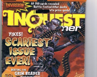 InQuest Gamer Magazine Issue #67 November 2000 Scariest Issue Ever! Grim Reapers, Mage Knight, Cards Vintage