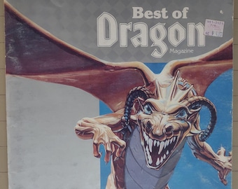 Best of the Dragon Magazine Volume 4 by TSR from 1985, The Early Years of The Dragon Magazine for D&D, ADnD, Metamorphosis Alpha GD