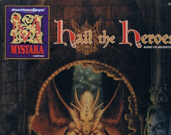 Hail the Heroes TSR2502 Vintage Advanced Dungeons & Dragons Adventure for Mystara With Audio CD A Mini Box Set