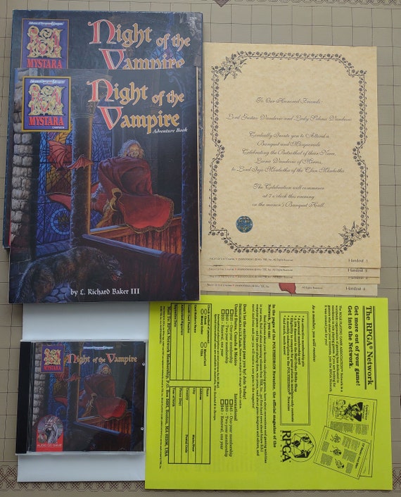 Night of the Vampire TSR2509 Vintage Advanced Dungeons & Dragons