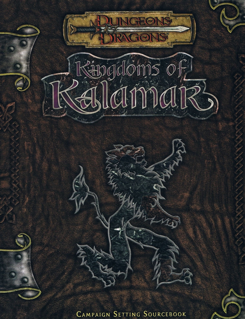 Kingdoms of Kalamar Campaign Setting for Dungeons /& Dragons 3.0 Edition by Kenzer and Company