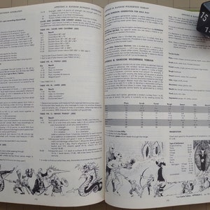 Dungeon Master's Guide TSR2011 Vintage TSR AD&D First Edition Hardcover Core Rulebook by Gary Gygax Efreeti Cover, Good/Good image 7