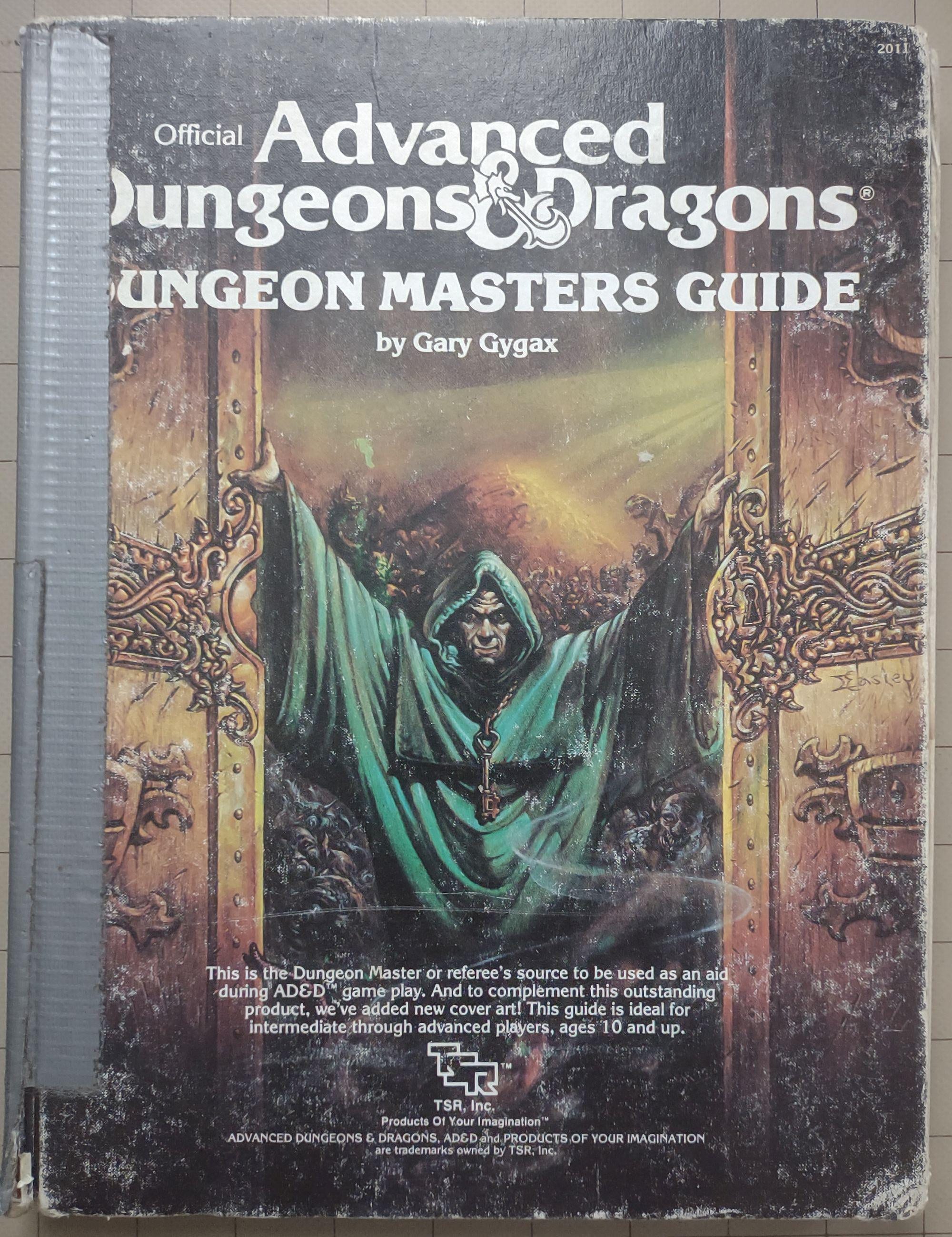 AD&D First Edition Dungeon Master's Guide Gary Gygax TSR2011