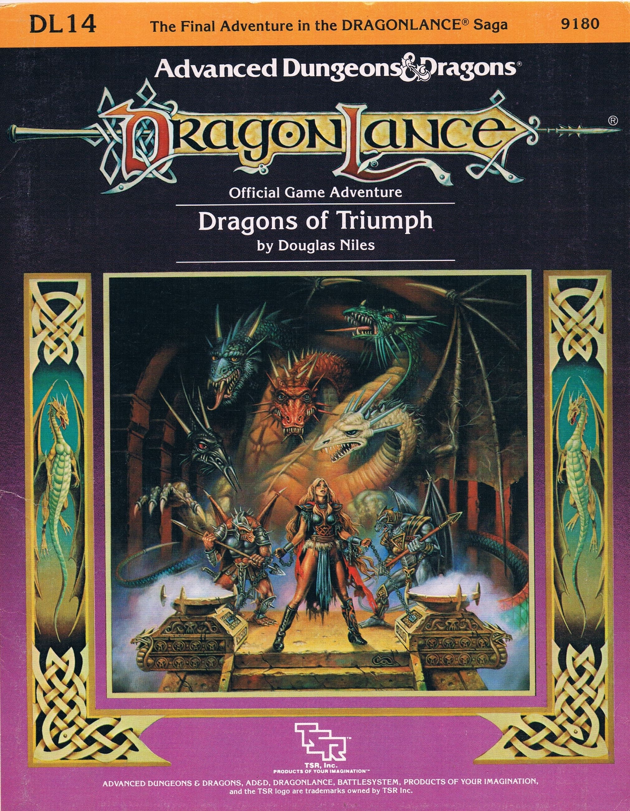 DL14 Dragons of Triumph TSR9180 Vintage TSR Krynn