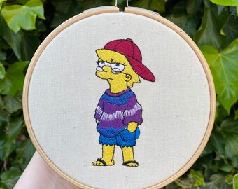 Lisa Simpson Art Etsy