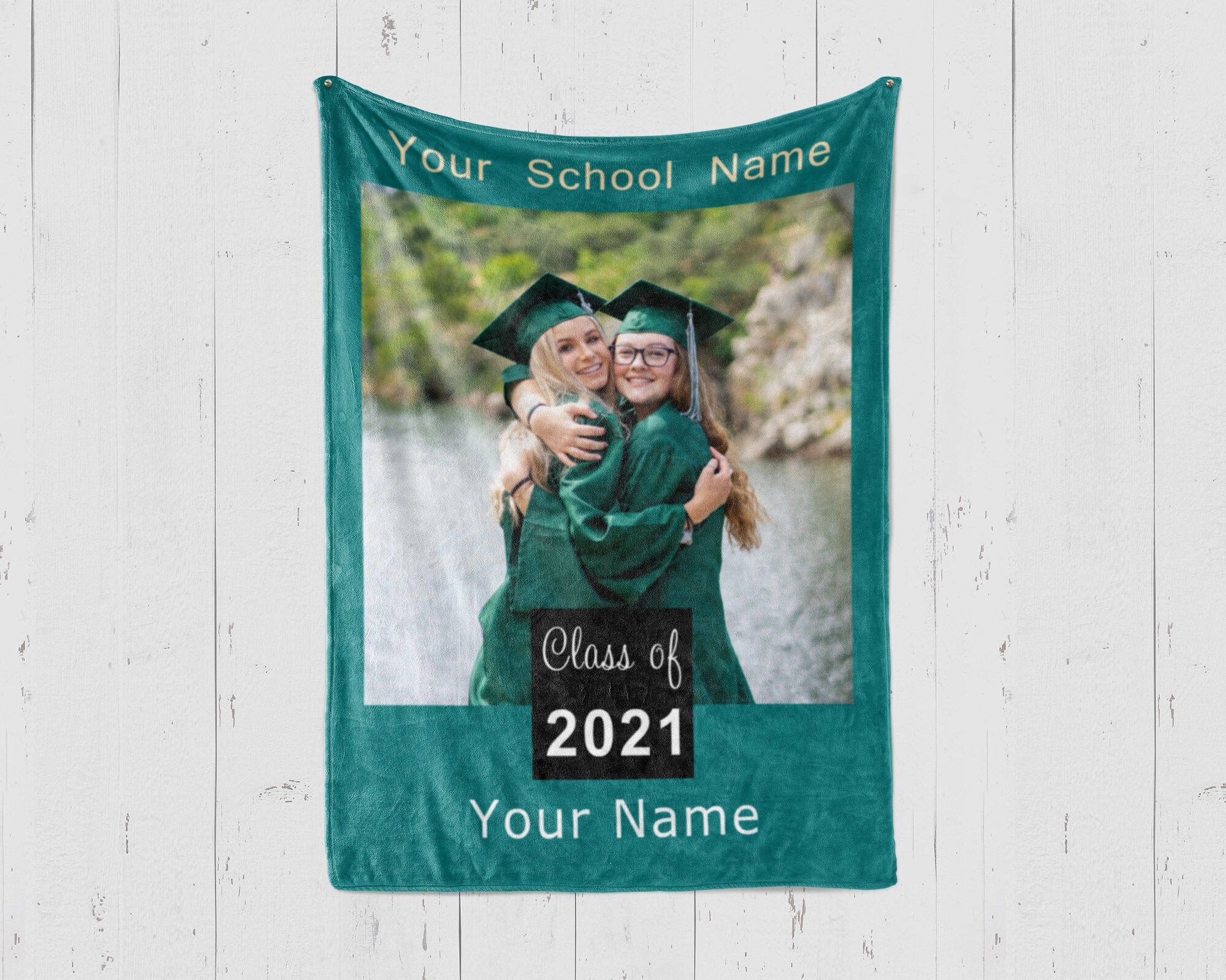 Graduation Blanket 2021 Personalized Throw Blanket Senior Etsy