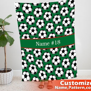 DiverseBalls Blanke-gepersonaliseerde balpatroondeken-cadeau voor voetbalbasketbalspelers, tennis, golf, honkbal, speciaal cadeau, afstudeercadeau