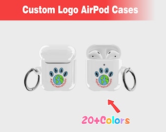 photo Airpod Case,Airpod Pro Case with logo on Airpods, All Over Print Personalized AirPod Cover with keychain holder,Chirstmas Gift