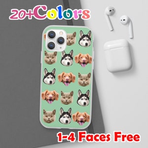 Customized Pet Phone Case,Put any Animal&#39;s face on Phone Case,Custom Photo iPhone 15 tough Case with faces/ text,Father&#39;sDay,Graduation Gift