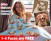 Customized Face Blankets, Personalized gift, Pet Photo Blanket, Dog blanket, Pets on Blanket, Thanksgiving gift, personalized gift Christmas 