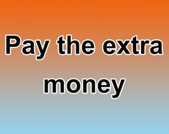 追加料金を支払う