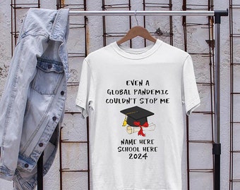 Custom Graduation t-shirt, Custom Face T-shirt, Graduation Gift for Him, Grad t-shirt, Personalized t-shirt, Class of 2024, Grad Gift