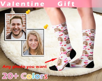 Customized Face Socks , Personalize socks, gifts for him, gifts for  her, Custom photo Socks,  Father's Day Socks,Gift for couple