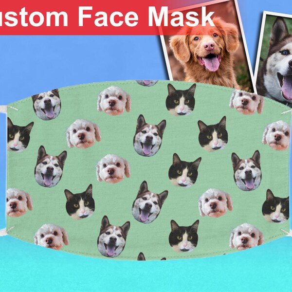 Cat Face Mask Etsy
