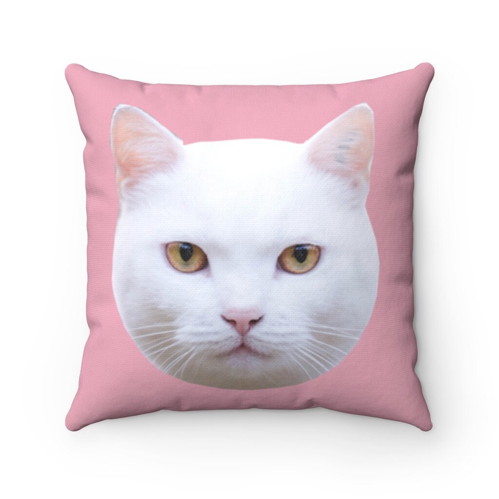 Custom Pet Pillow Personalized Dog Face Pillow Pet Throw Etsy