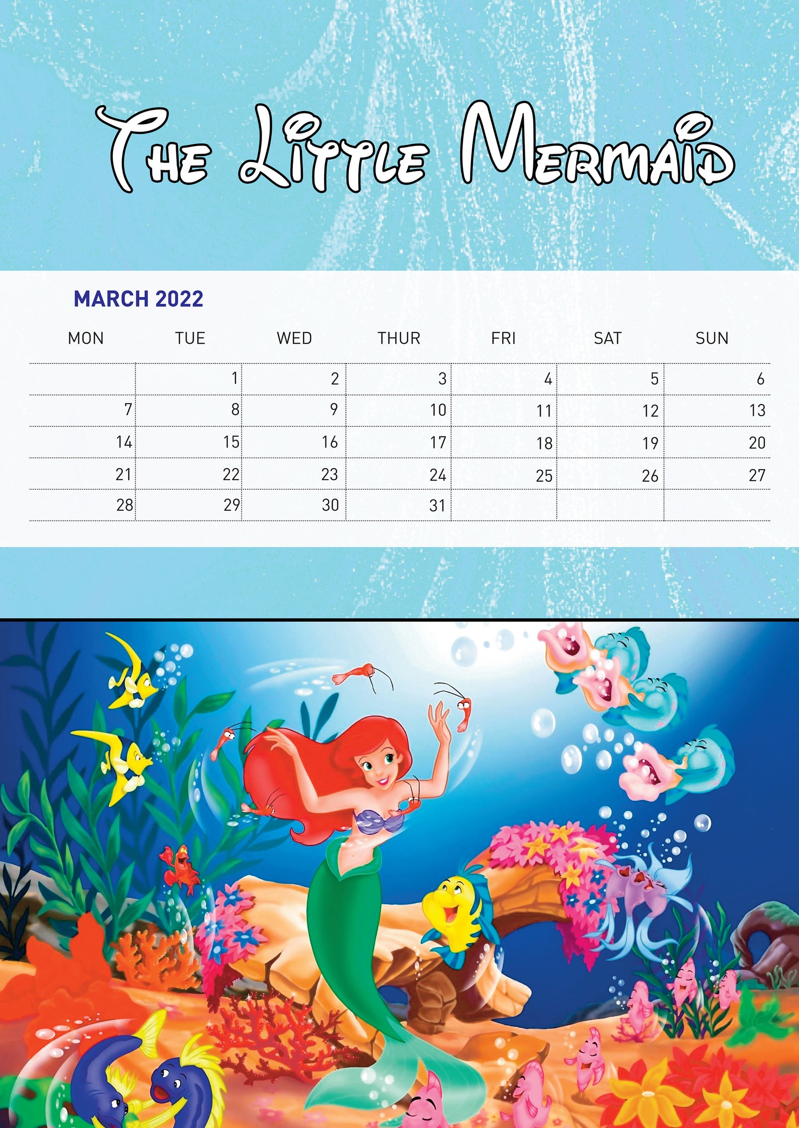 Free Printable Disney Calendar 2022 Printable Calendar 2023