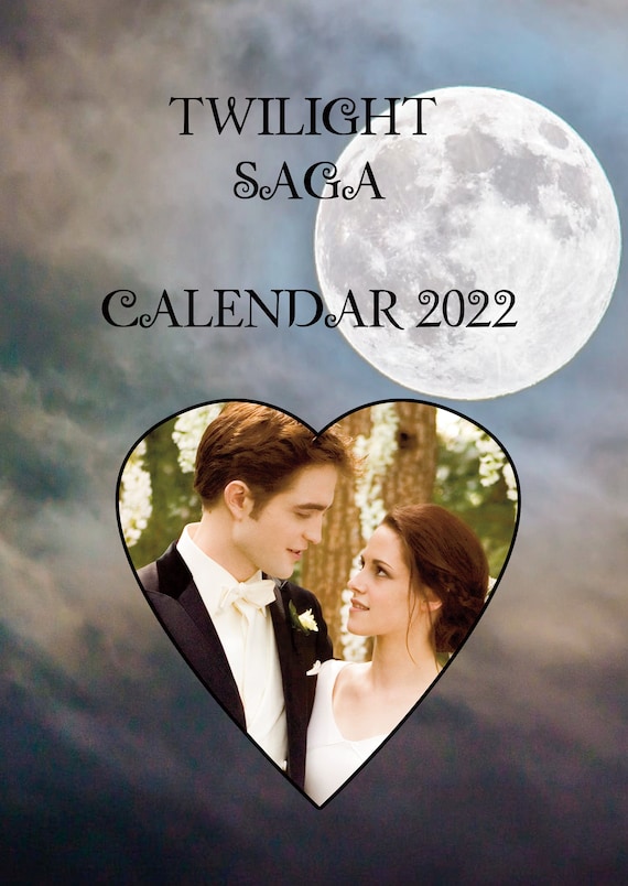 Twilight Kalender 2022 Kalender 2022 Twilight Saga Twilight  Etsy
