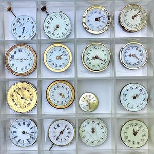 ONE (1) antique pocket watch movement mechanism, parts for watch repair, repurpose, DIY jewelry supply, crafting, steampunk design