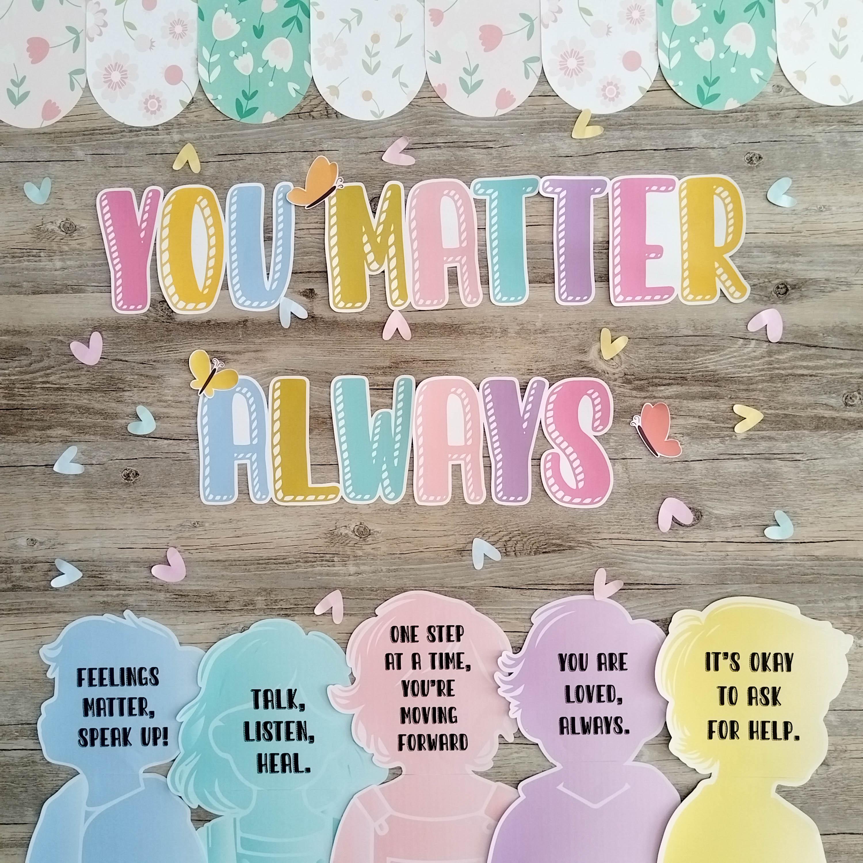 Kids Mental Health Awareness Month Bulletin Board Kit/classroom Wall ...