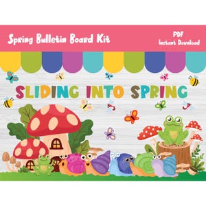 Spring Bulletin Board Kit/March Classroom Decor/Kindergarten/Preschool/Elementary School Printable/PreK Wall Display/Decoration/Print/L475