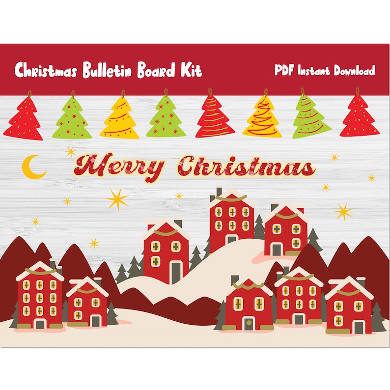 Christmas Winter Bulletin Board/december January/kindergarten Preschool