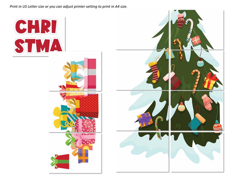 Christmas Classroom Door Decor/winter Kindergarten Wall Decoration