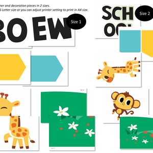 Welcome Back to School Bulletin Board Kit/kindergarten/preschool/prek ...