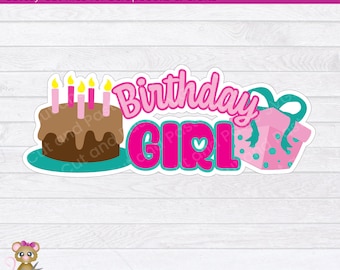 Título de álbum de recortes de cumpleañera SVG: Paper Piecing en capas (descarga digital)