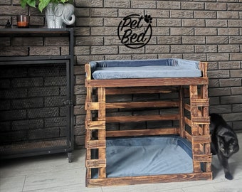 dog bunk beds etsy