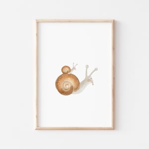 Snail poster &#39;Mom + Child&#39; | Nursery decoration | DIN A4