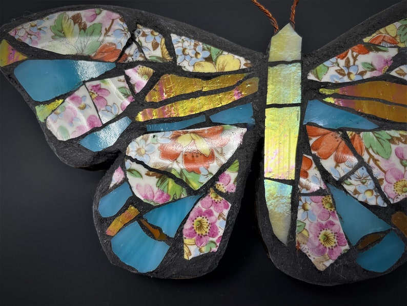 Mosaic Butterfly Etsy