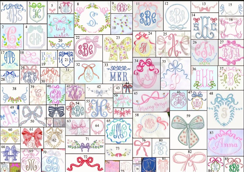Monogrammed Baby Sash: Embroidered Seersucker Bow, Newborn Photo Prop Swaddle Ribbon Gift Accessory bild 7