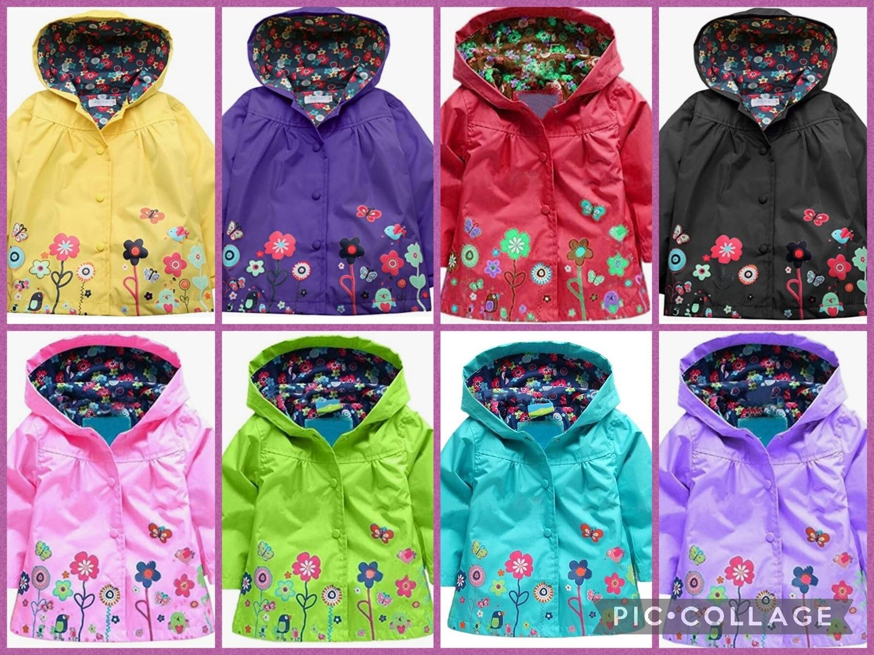 Floral Rain Jacket - Etsy
