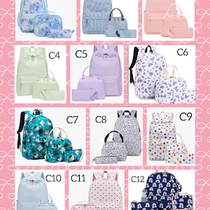 Monogrammed Backpack Set: Tie Dye Fashion, Insulated Lunch Bag